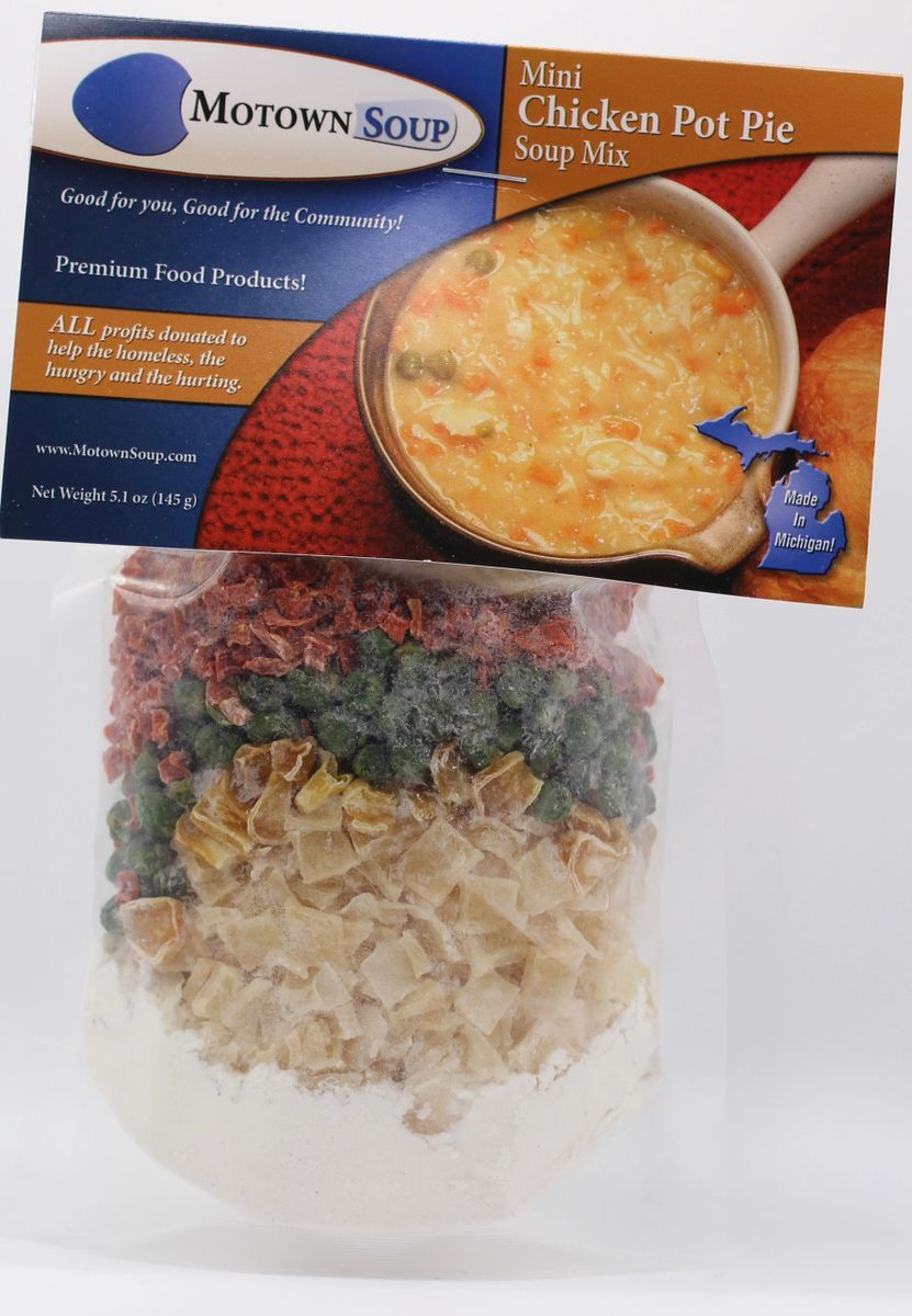 Mini chicken pot pie soup mix